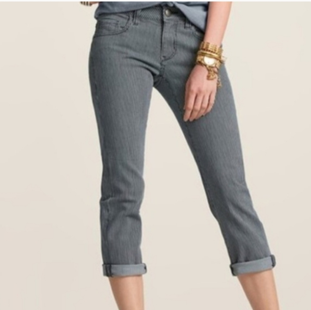 CAbi Striped Denim pants